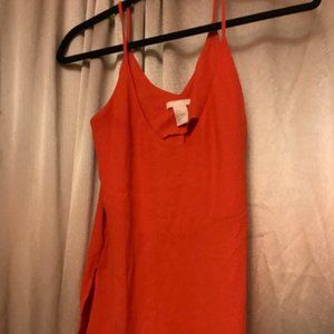 Bright Orange Halter Top